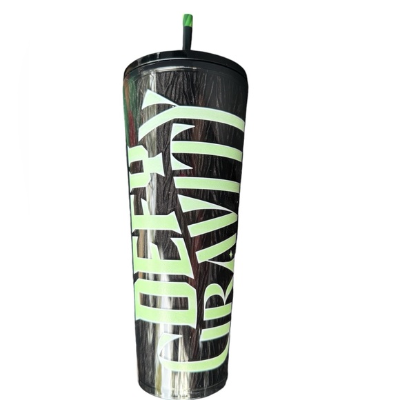 NWT Wicked x Starbucks Limited Edition Defy Gravity Glow-in-the-Dark Tumbler Cup - Picture 2 of 6